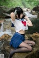 Coser @ 白 烨 Vol.013: 湿身 JK 水下 版 (98 photos)